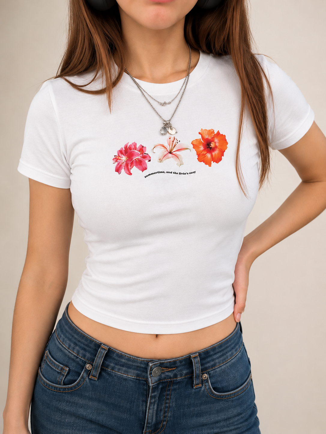 Summer Cropped T-Shirt